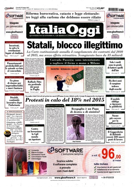 Italia oggi : quotidiano di economia finanza e politica